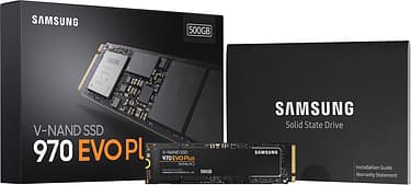 Samsung 970 EVO Plus SSD 500 Gt M.2 -SSD-kovalevy