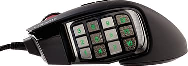 Corsair Scimitar Pro RGB -pelihiiri, musta, kuva 6