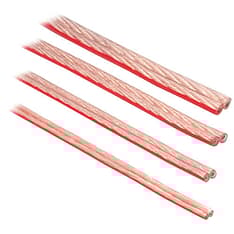 InLine kuparinen kaiutinkaapeli, 2x4mm, 50.0m, läpinäkyvä, kelassa