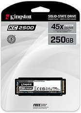 Kingston KC2500 250 Gt M.2 PCIe SSD-levy, kuva 2