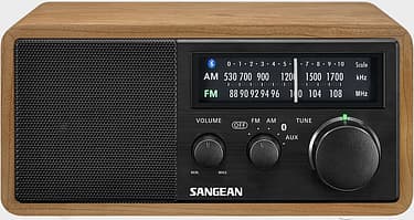 Sangean WR-11BT+ -pöytäradio, pähkinä