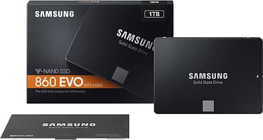 Samsung 860 EVO SSD 1 Tt 2,5" SATA3 -SSD-kovalevy