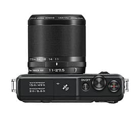 Nikon 1 AW 1 mikrojärjestelmäkamera + AW 11-27,5 mm objektiivi, musta, kuva 2