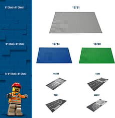 LEGO Classic 10701 - Harmaa rakennuslevy, kuva 6