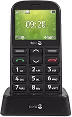 Doro 1362 -peruspuhelin Dual-SIM, musta, kuva 6