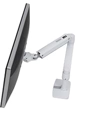 Ergotron LX Desk Monitor Arm -näyttövarsi pöytäkäyttöön, valkoinen, kuva 4
