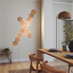 Nanoleaf Elements Wood Look Hexagons Starter Kit -aloituspakkaus, 13 panelin pakkaus, kuva 5