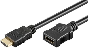Goobay HDMI-jatkokaapeli, 19-pin uros-naaras, 50 cm