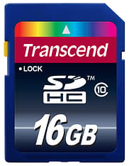 Transcend 16GB Class 10 SDHC-muistikortti