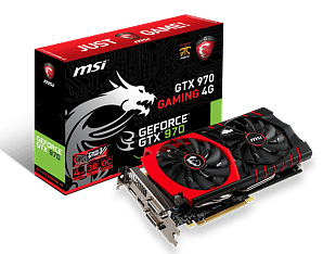 MSI GeForce GTX 970 Twin Frozr V Gaming 4096 Mt -näytönohjain PCI-e-väylään