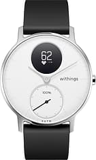 Withings Steel HR -fitnesskello, sykemittauksella, 36 mm, valkoinen