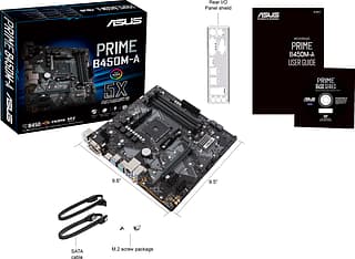Asus PRIME B450M-A AM4 mATX-emolevy, kuva 3