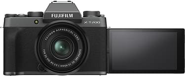 Fujifilm X-T200 -mikrojärjestelmäkamera, tumma hopea + 15 - 45 mm objektiivi, kuva 5