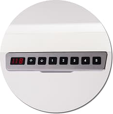 GetUpDesk Duo II Smart -sähköpöydän runko, musta, kuva 2