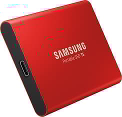 Samsung SSD T5 ulkoinen SSD-levy 500 Gt, punainen, kuva 7