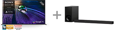 Sony XR-55A90J 55" 4K Ultra HD OLED Google TV + HT-ZF9 Dolby Atmos soundbar -tuotepaketti