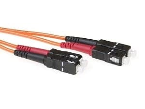 Suomen AddOn SC/SC/MM 62.5/125 Duplex valokuitukaapeli, pituus 2 m