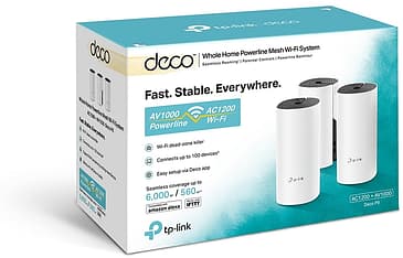 TP-LINK Deco P9 Hybrid WiFi -Mesh-järjestelmä, 3-pack, kuva 5