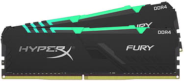 Kingston HyperX FURY RGB DDR4 3200 MHz CL16 16 Gt -muistimodulipakkaus