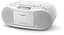Sony CFD-S70 BoomBox -CD-radio, valkoinen