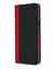 Insmat Exclusive Slim Flip Case -lompakkokotelo, Oneplus 5t, musta/punainen