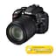 Nikon D3200 KIT musta järjestelmäkamera + AF-S DX 18-105 mm VR objektiivi