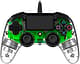 Nacon Wired Compact Controller Illuminated -peliohjain, vihreä LED, PS4