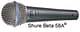 Shure Beta 58A - dynaaminen mikrofoni