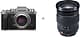 Fujifilm X-T4 -mikrojärjestelmäkameran runko, hopea + XF16-55 mm F2,8 -objektiivi