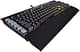 Corsair K95 RGB Platinum Rapidfire -pelinäppäimistö, Cherry MX Speed –kytkimet, moniväriset-ledit