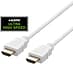 Deltaco HDMI 2.1 Ultra High Speed -kaapeli, 1 m, valkoinen