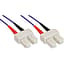 InLine SC-SC, multimode 50/125µm valokuitukaapeli, pituus 1 m