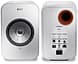 KEF LSX -langaton aktiivikaiutinpari, kiiltävä valkoinen
