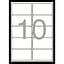 Dataline osoitetarra 99.1 x 57.0 mm/10 (A4)