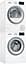 Bosch -pesutorni: WAT2869SSN -pesukone ja WTU876S9SN -kuivausrumpu