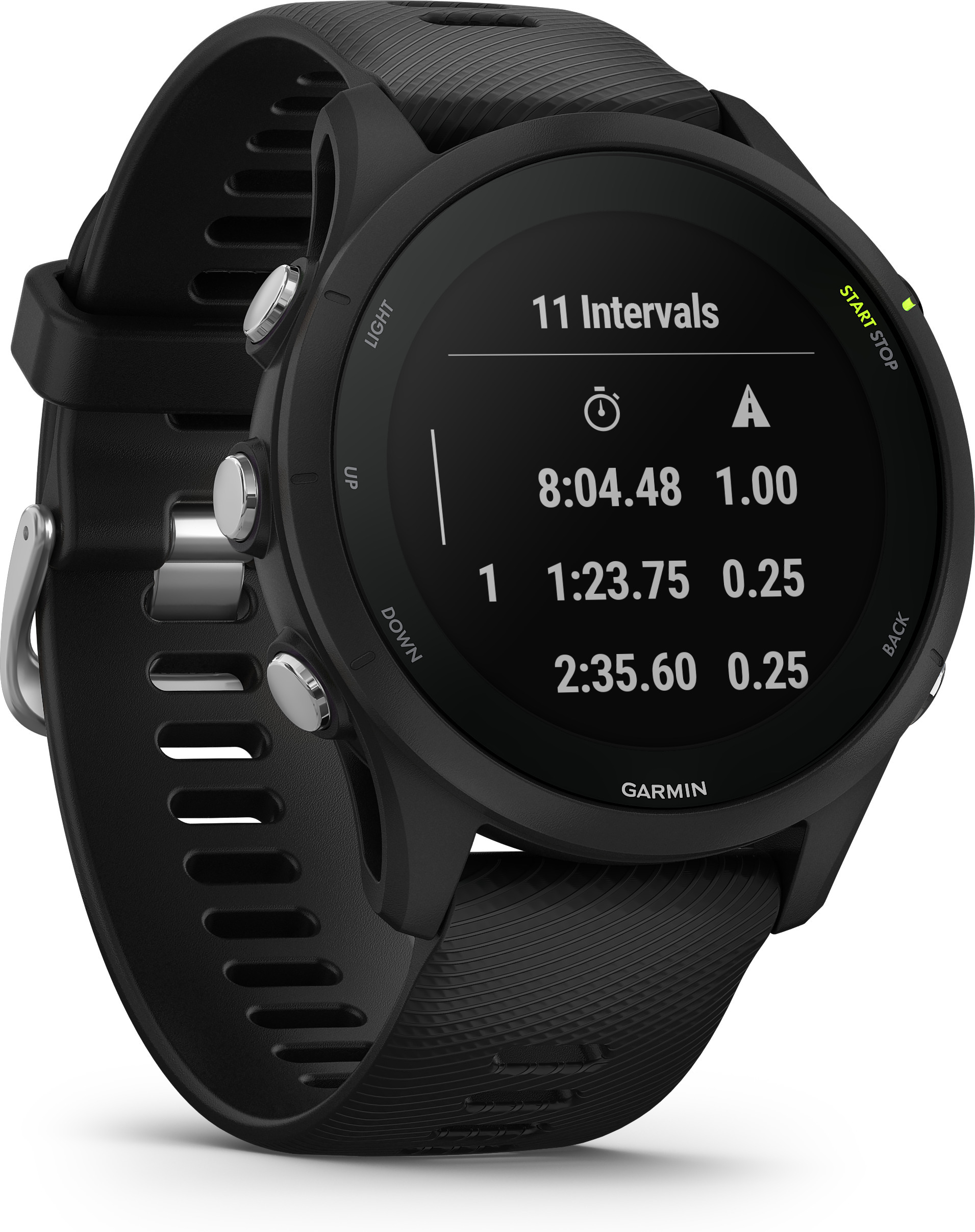 Garmin Forerunner 255 Music -urheilukello, musta