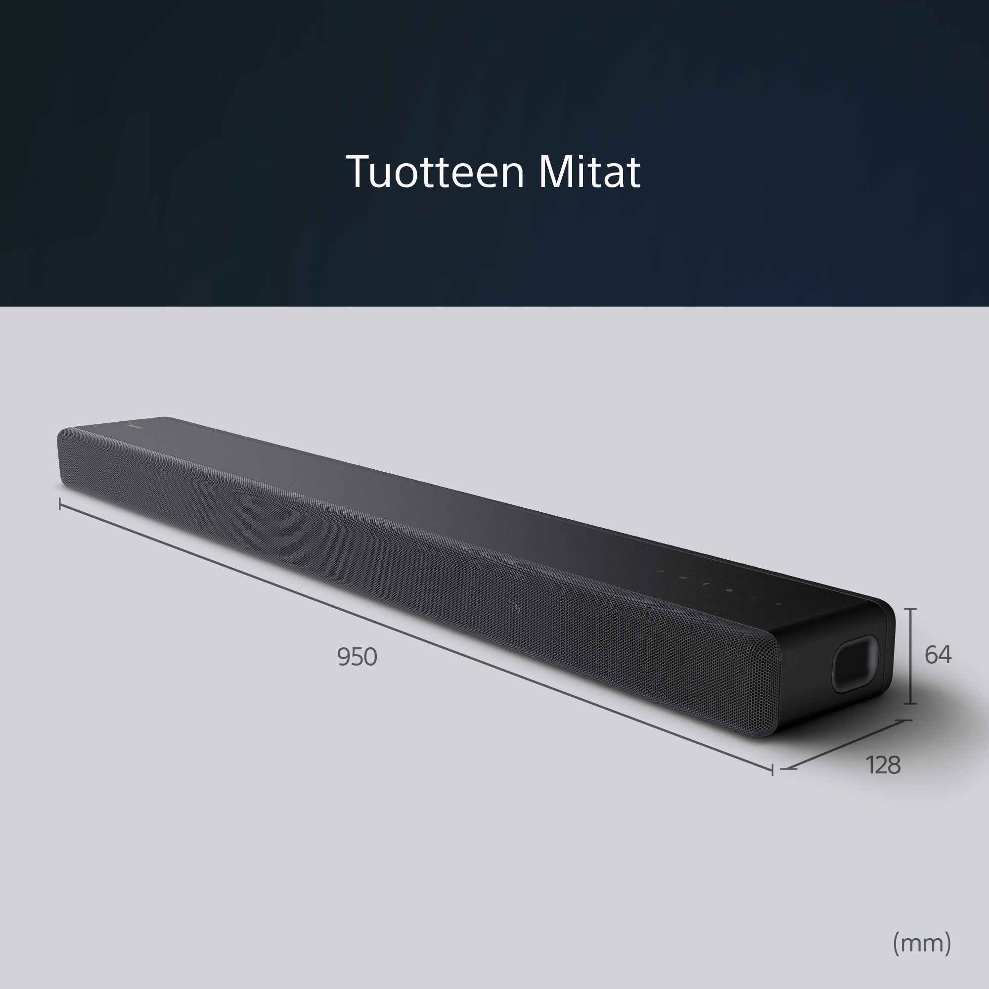 Sony HT-A3000 3.1 Dolby Atmos Soundbar -äänijärjestelmä