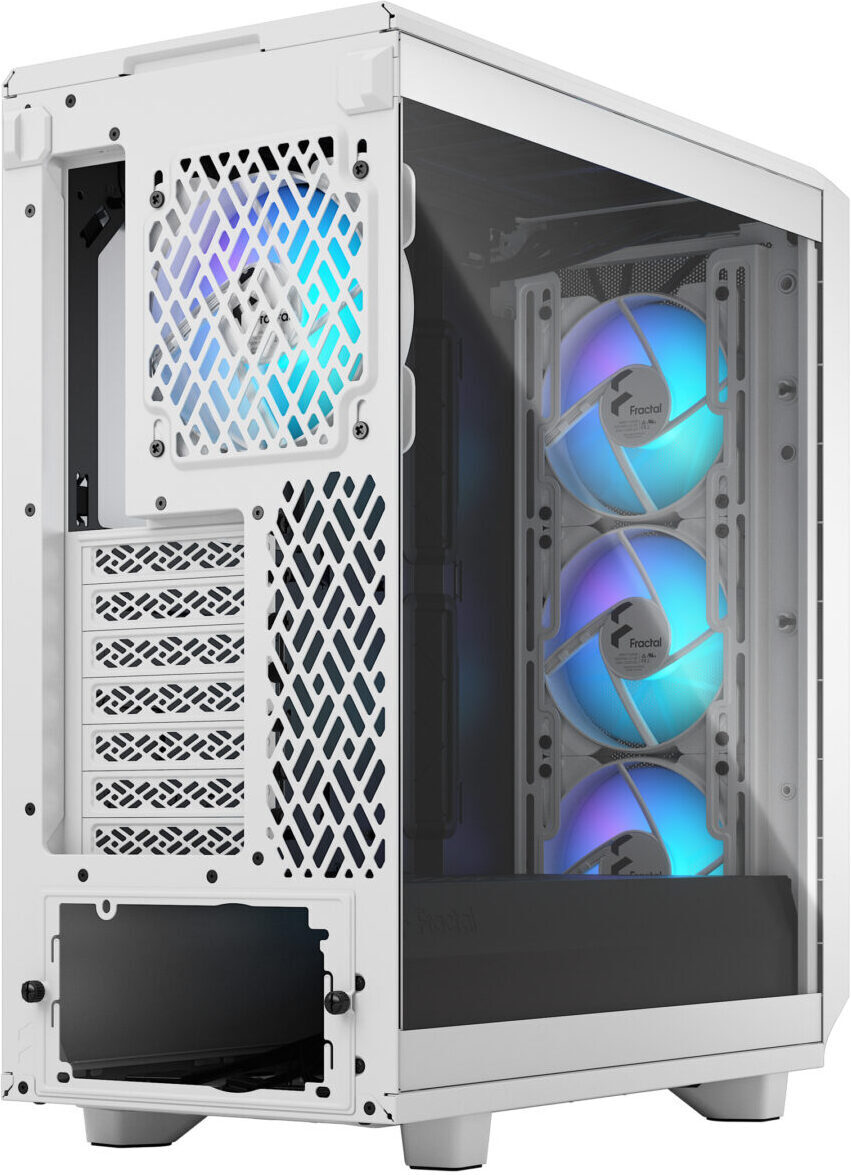 Fractal Design Meshify 2 Compact RGB ATX-kotelo ikkunalla valkoinen