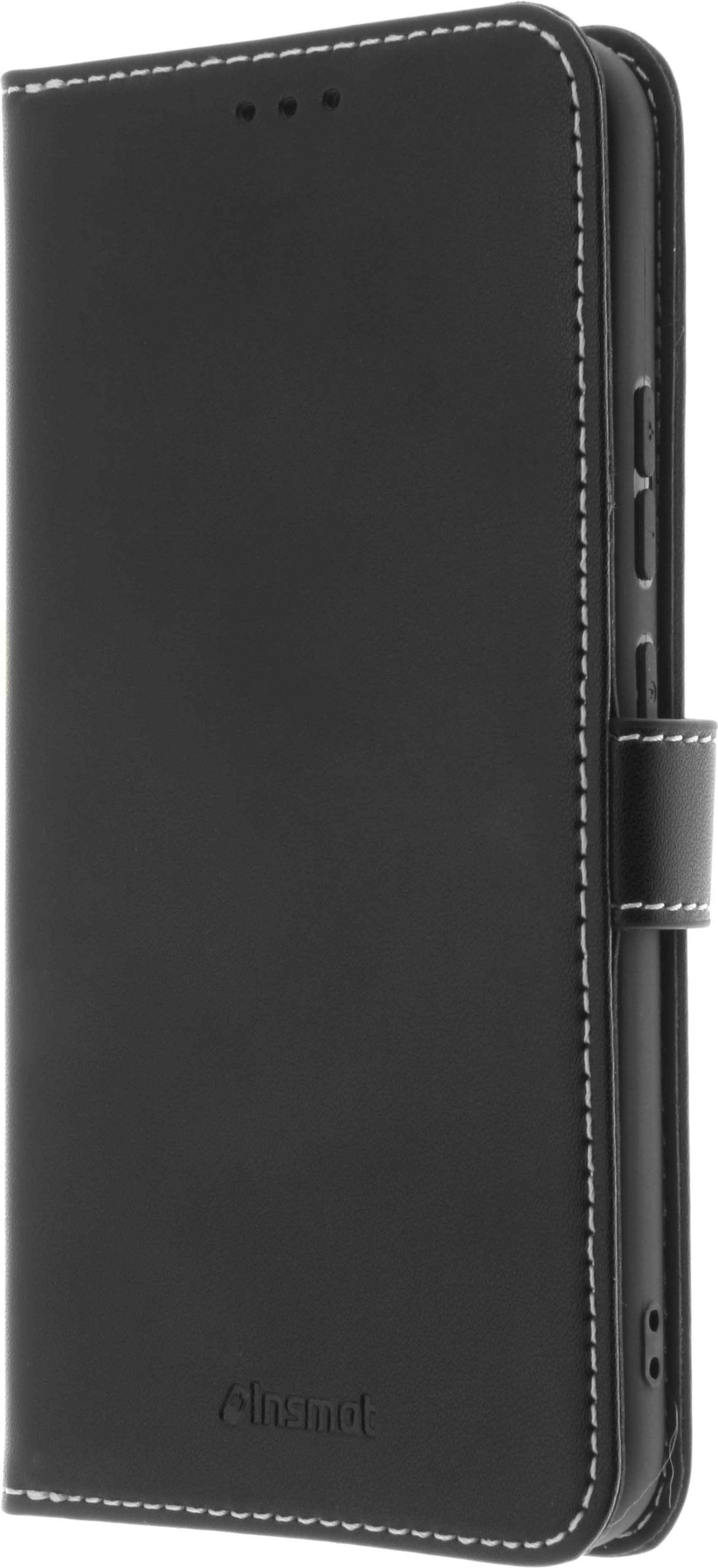 Insmat Exclusive Flip Case -lompakkokotelo, Samsung Galaxy A54 5G, musta