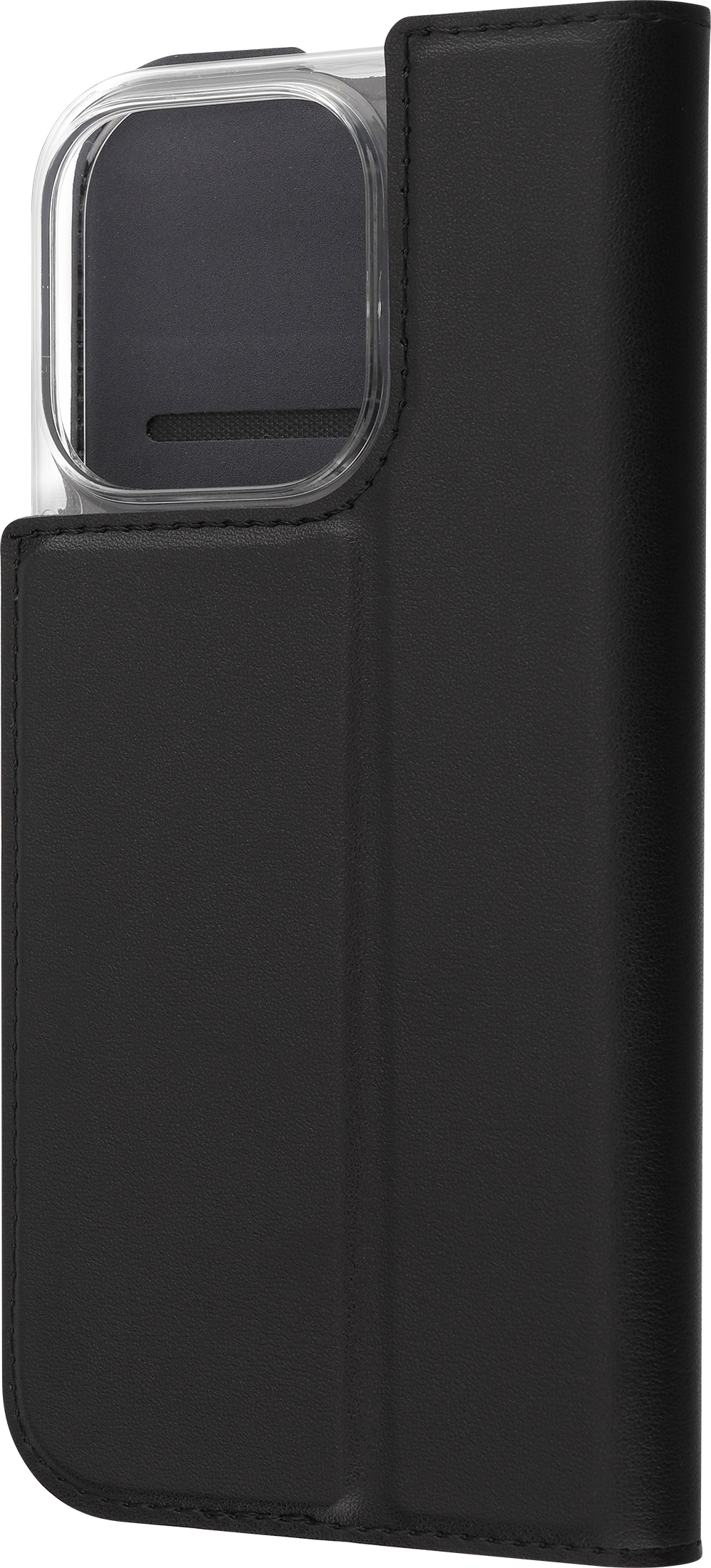 FoneKit BookCase -suojakotelo, iPhone 16 Pro Max, musta