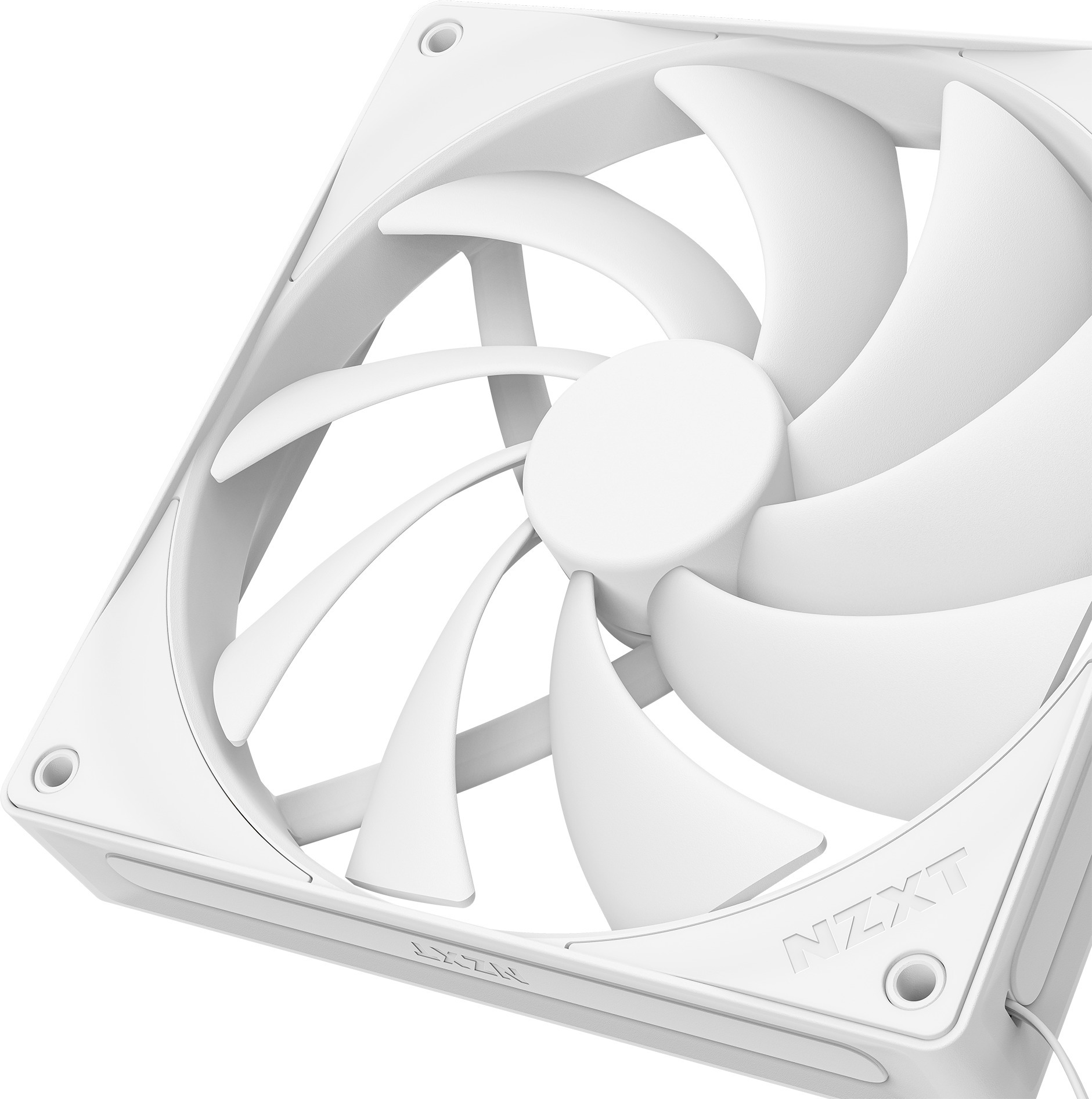 NZXT F120Q -tuuletin, 120 mm, valkoinen