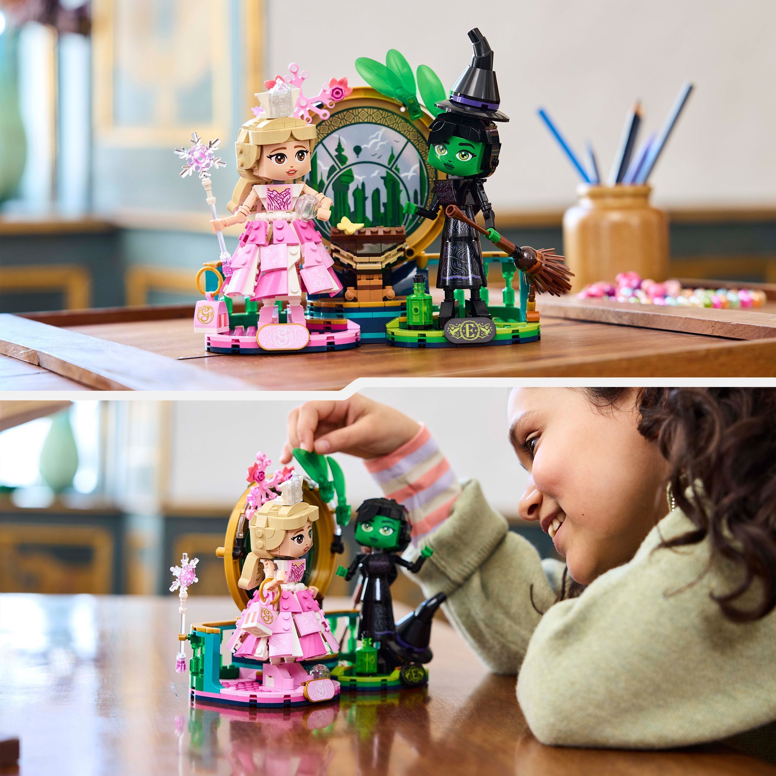 LEGO Wicked 75681 – Glinda, Elphaba ja Nessarose Shizin yliopistossa