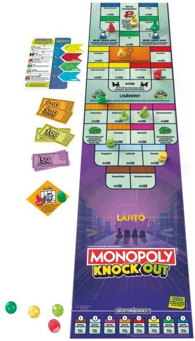 Monopoly Knockout -lautapeli