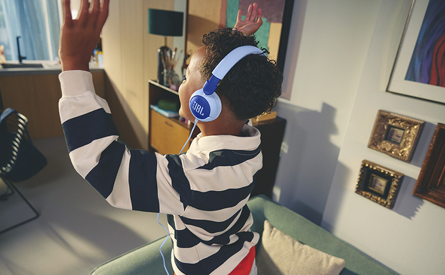 JBL JR 320 lasten langalliset kuulokkeet, sininen