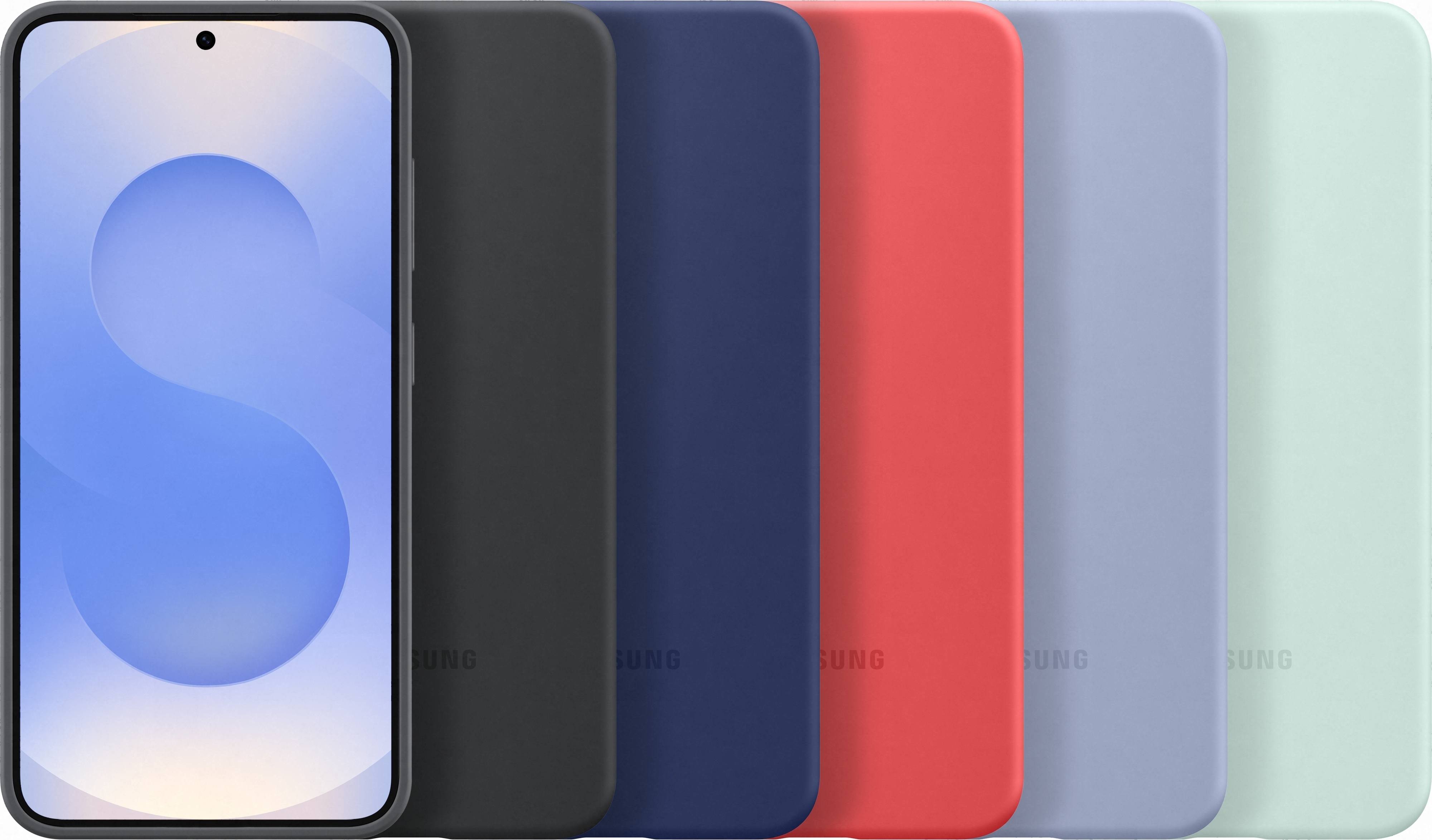 Samsung Galaxy S25 Silicone suojakuori, musta