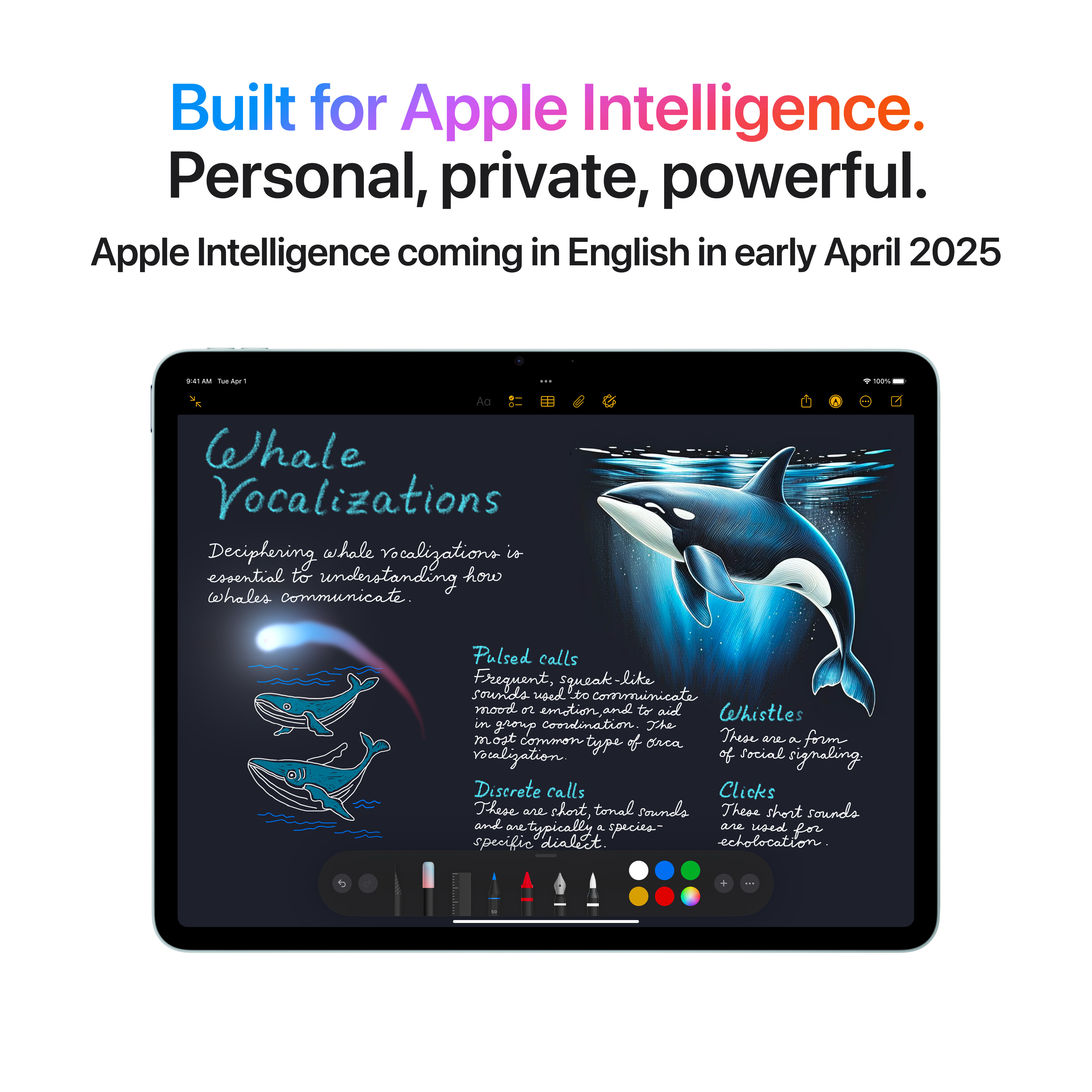 Apple iPad Air 11" M3 128 Gt WiFi 2025, tähtiharmaa (MC9W4)