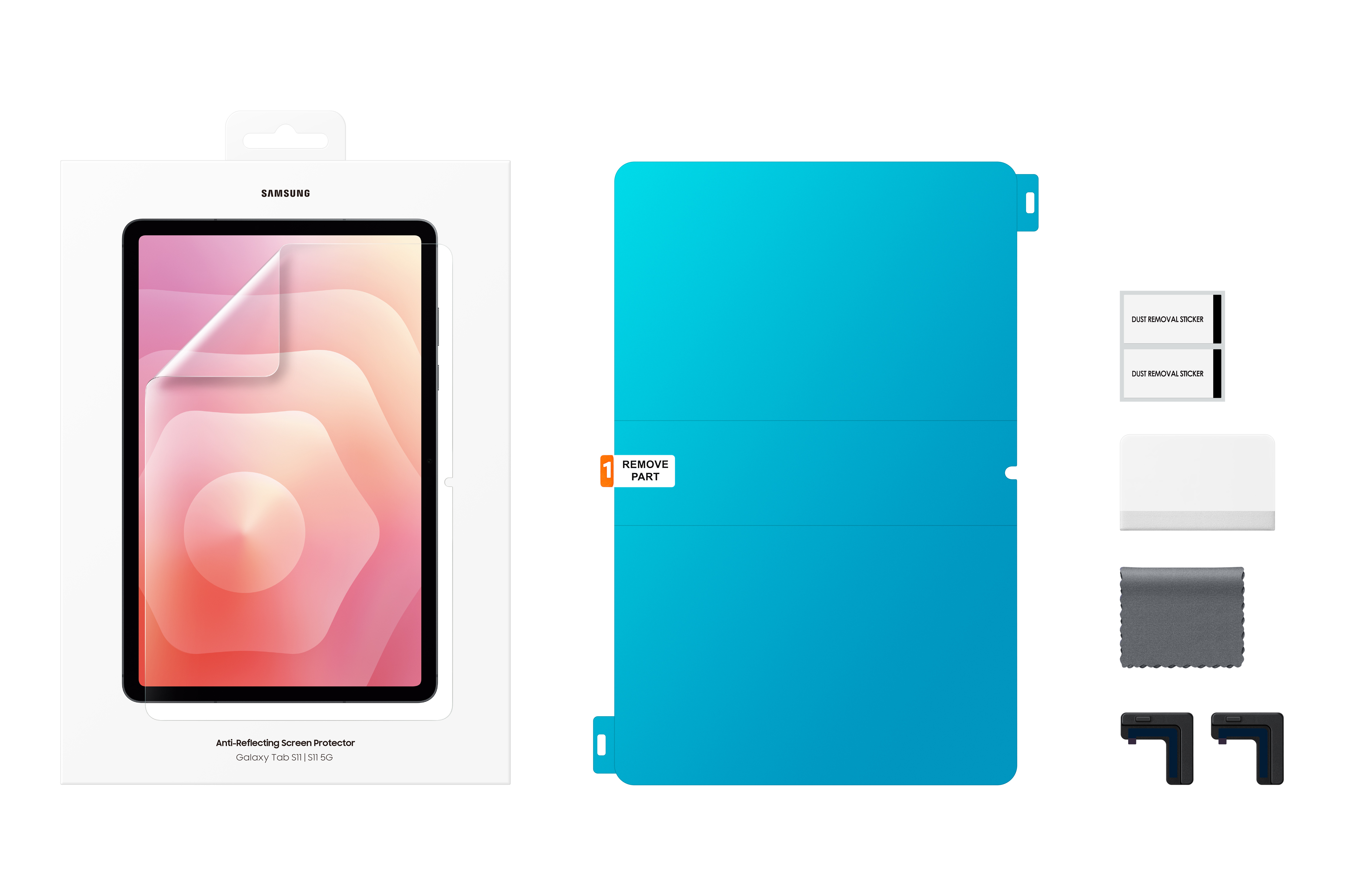 Samsung Book Cover suojakotelo, Galaxy Tab S11, musta