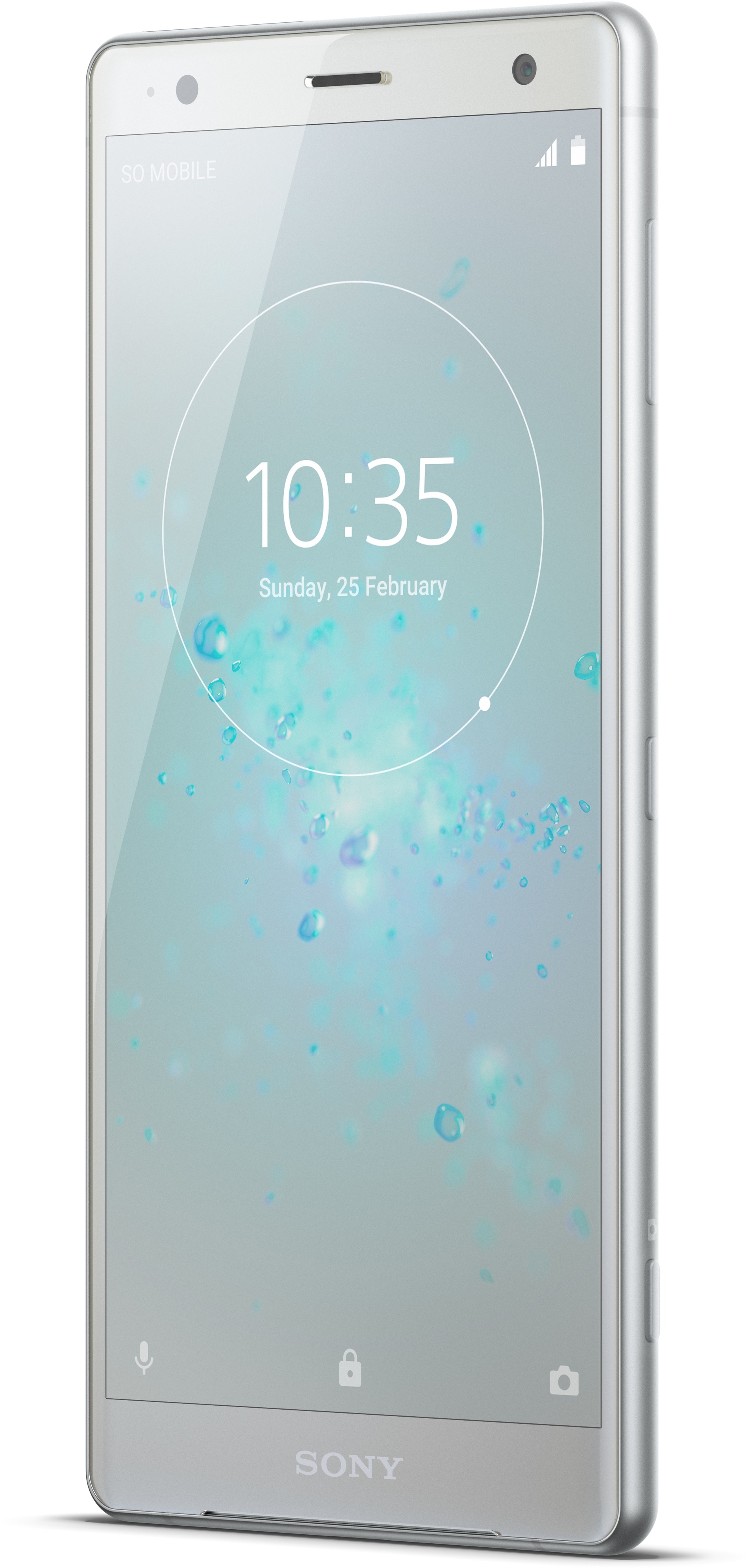 Sony Xperia XZ2 -Android-puhelin Dual-SIM, 64 Gt, Liquid Silver