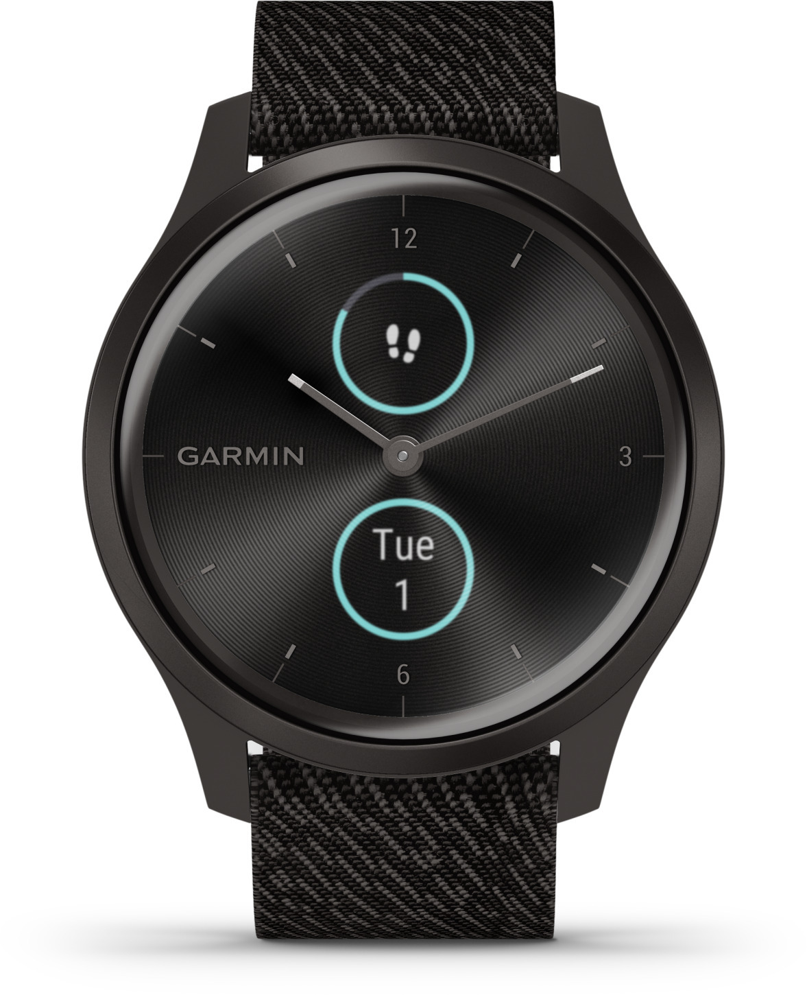 Garmin vivomove Style -GPS-juoksukello, tummanharmaa/musta, 42 mm