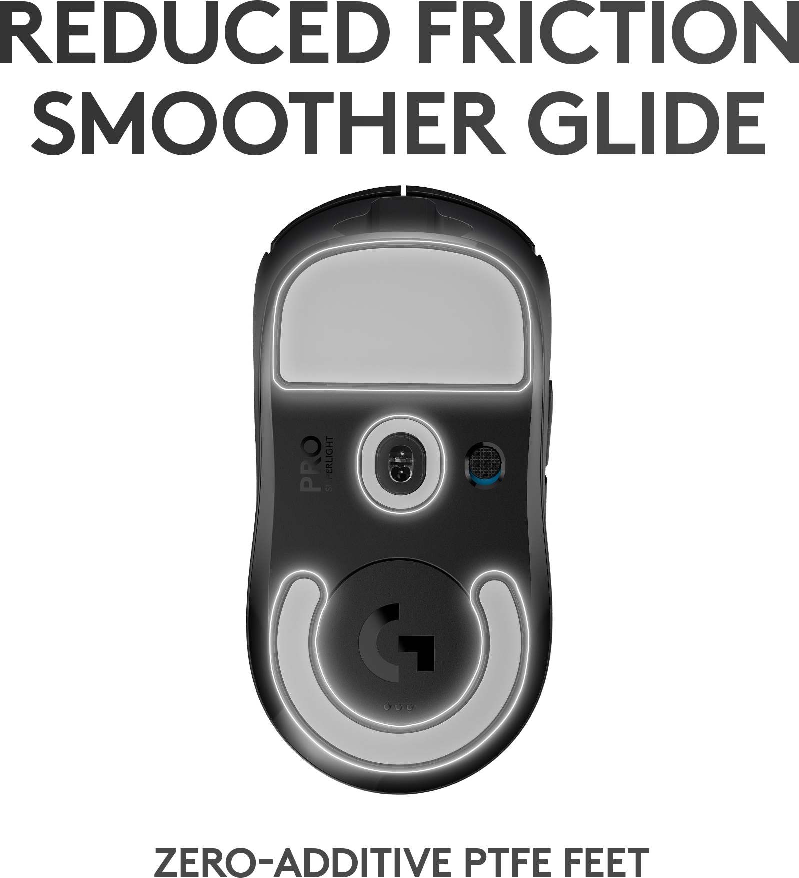 Logitech Pro X Superlight -pelihiiri, musta